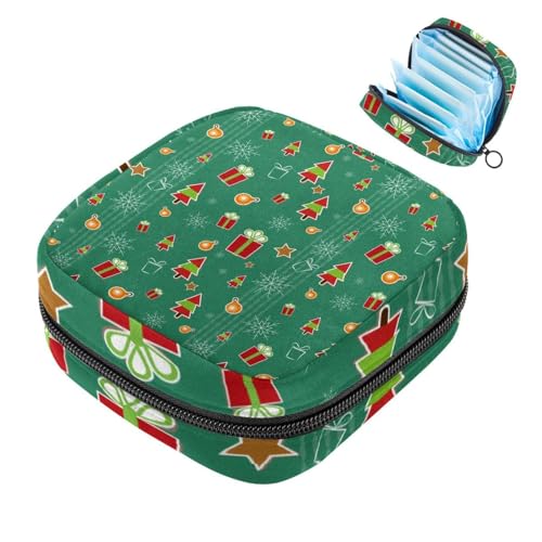 Aufbewahrungstasche für Damenbinden, tragbare Menstruationstasse, Tasche für die erste Periode, für Frauen und Mädchen, Merry Christmas-908 Reißverschluss, gepolsterte Geldbörse Aufbewahrungstasche für Damenbinden, tragbare Menstruationstasse, Tasche für die erste Periode, für Frauen und Mädchen, Merry Christmas-908 Reißverschluss, gepolsterte Geldbörse von RODAILYCAY