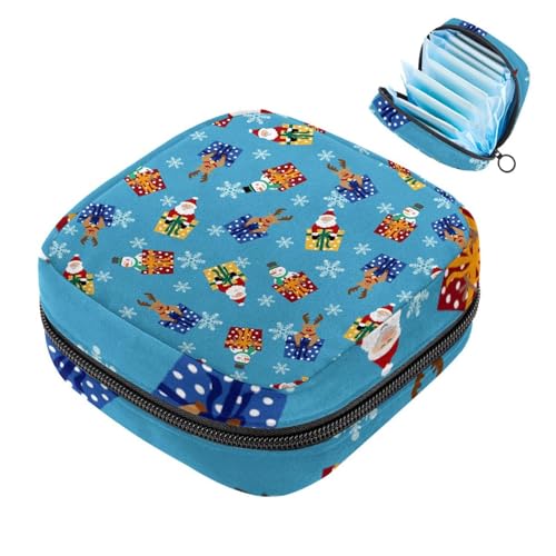 Perioden Kit Tasche für Mädchen Frauen Damen, Merry Christmas-1615 Damenbinden Entsorgungsbeutel, große Kapazität, Reißverschluss Menstruationspad-Tasche Perioden Kit Tasche für Mädchen Frauen Damen, Merry Christmas-1615 Damenbinden Entsorgungsbeutel, große Kapazität, Reißverschluss Menstruationspad-Tasche von RODAILYCAY