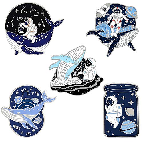 Niedliches Emaille-Anstecknadel-Set, Cartoon-Astronaut, Planeten, Abenteuer, neuartige Designs, Brosche für Rucksäcke, Abzeichen, Hüte, Taschen, Anstecknadeln, Zubehör für Frauen, Mädchen, Kinder Niedliches Emaille-Anstecknadel-Set, Cartoon-Astronaut, Planeten, Abenteuer, neuartige Designs, Brosche für Rucksäcke, Abzeichen, Hüte, Taschen, Anstecknadeln, Zubehör für Frauen, Mädchen, Kinder von ROFARSO