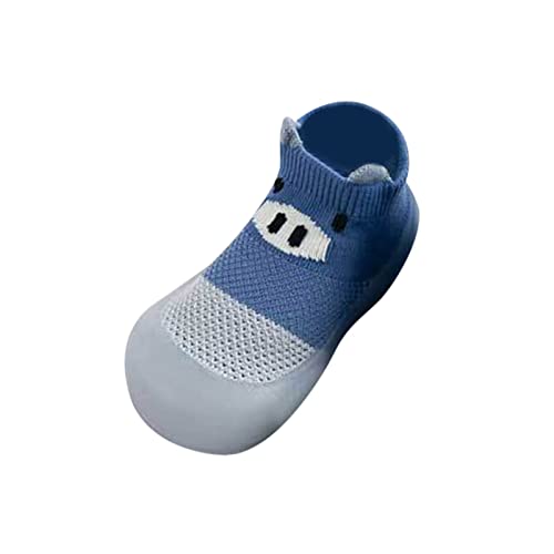 Kinder Anti Rutsch Socken Schuhe Babyschuhe Lauflernschuhe Mädchen Jungen Jungen Gefüttert Hausschuhe Kleinkind Socke mit Gummisohle Krabbelschuhe Rutschfest Sockenschuhe Hüttenschuhe Sockenschuhe von ROMIDA