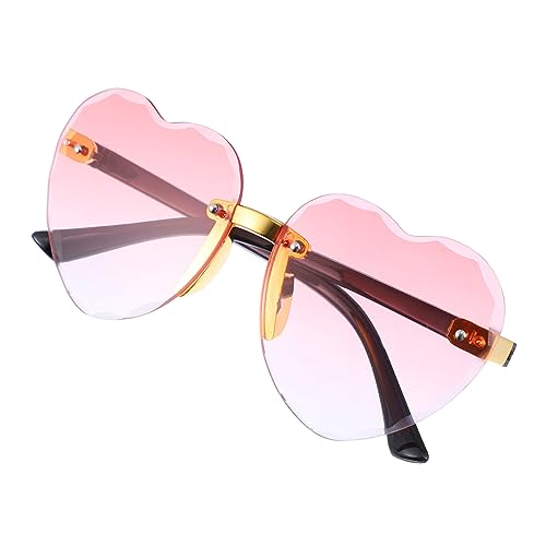 ROMISBABA 1Paar Herzförmige Sonnenbrille für Partybrille Leichtem PC Material für Feiern Outdoor Aktivitäten UV ROMISBABA 1Paar Herzförmige Sonnenbrille für Partybrille Leichtem PC Material für Feiern Outdoor Aktivitäten UV von ROMISBABA