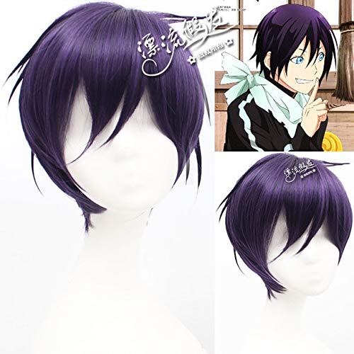 RONGYEDE Anime cosplay perücke Anime Noragami Ebisu Kofukuwigs Cosplay Kostüm Frauen Kurzes Haar Halloween Party Noragami Iki Hiyori Yato Perücke + Perücke Cap One Size Yato Perücke PL-314 spielen von RONGYEDE