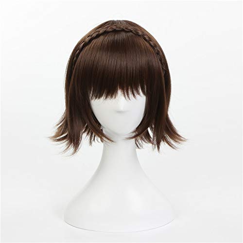 RONGYEDE Anime cosplay perücke Anime Persona 5 Makoto Niijima Cosplay Perücken Frauen Dunkeles Kunsthaar Halloween Karneval Party Kostüm Perücke KUJ6712 von RONGYEDE