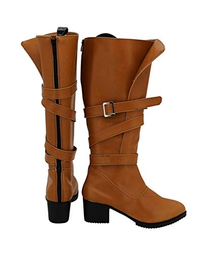 RONGYEDE Anime cosplay perücke Cirilla Fiona Elen Riannon Ciri Cosplay Stiefel e Schuhe Maßgeschneidert Jede Größe Für Frauen Mädchen 33 Weibliche Größe von RONGYEDE