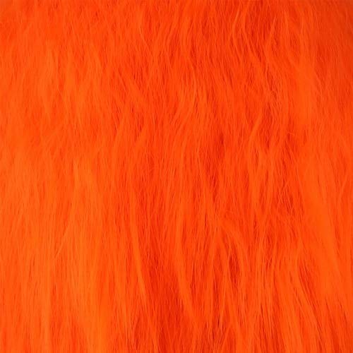 RONGYEDE Anime cosplay perücke Fluffy Rot Rosa Weiß Orange Grün Blond Braun Lockige Perücke Kunsthaar Anime Cosplay Halloween Kostüm Party Perücken Für Frauen orange von RONGYEDE