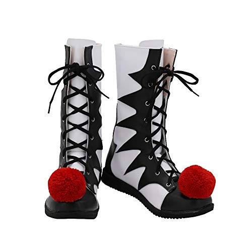 RONGYEDE Anime cosplay perücke Halloween Stephen King'S It Clown Stiefel Pennywise Cosplay Schuhe Erwachsene Männer Frauen Halloween Cosplay Stiefel Schuhe Custom Made 35 Male Size von RONGYEDE