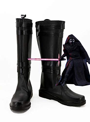 RONGYEDE Anime cosplay perücke Star Wars 7 Cosplay Shoes The Force Awakens Kylo Ren Boots Moive Jedi Men Euro Size Halloween Costumes 38 von RONGYEDE