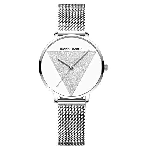 rorios Damen Uhren Analog Quarz Armbanduhren Minimalistisch Simple Zifferblatt Mesh Band Mode Mädchen Armbanduhr von rorios