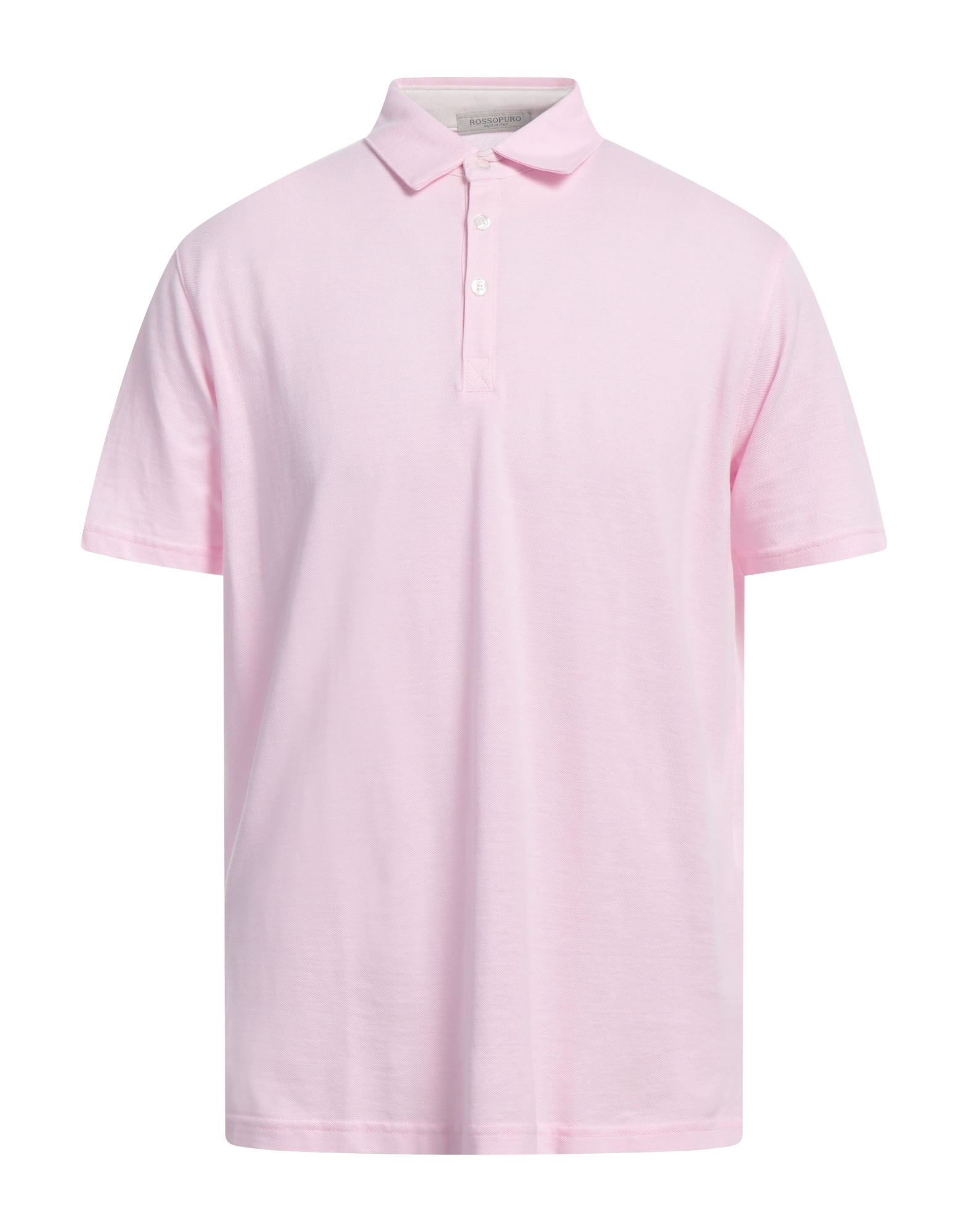 ROSSOPURO Poloshirt Herren Rosa von ROSSOPURO