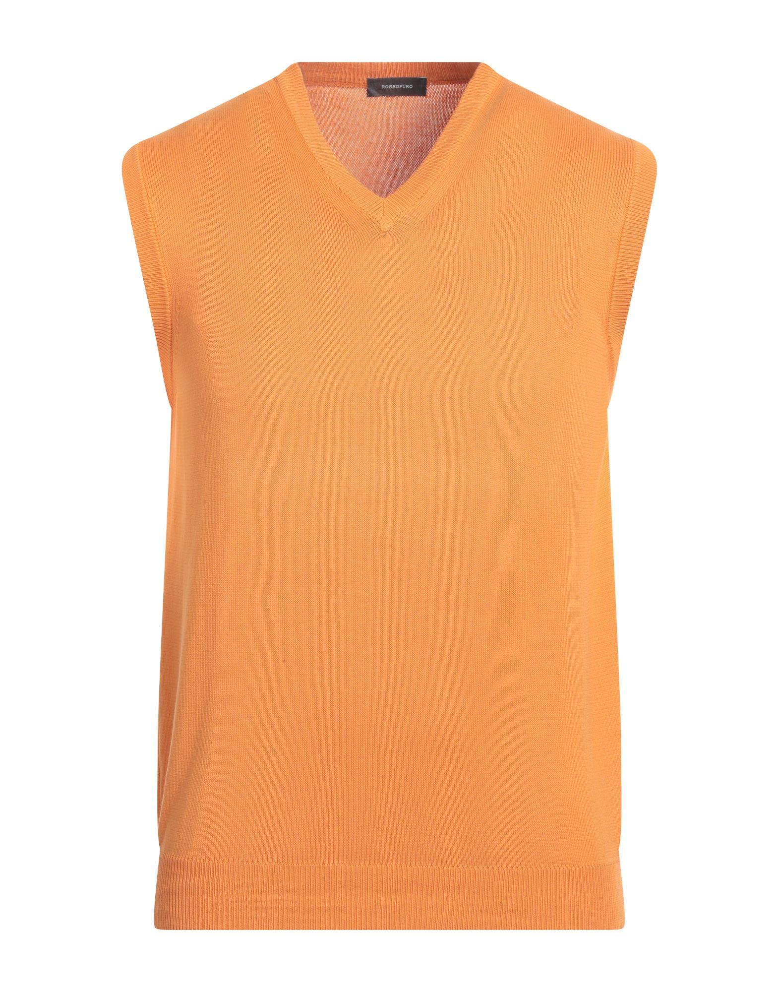 ROSSOPURO Pullover Herren Mandarine von ROSSOPURO