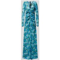 ROTATE Abendkleid mit V-Ausschnitt in Blau, Größe 40 ROTATE Abendkleid mit V-Ausschnitt in Blau, Größe 40 von ROTATE