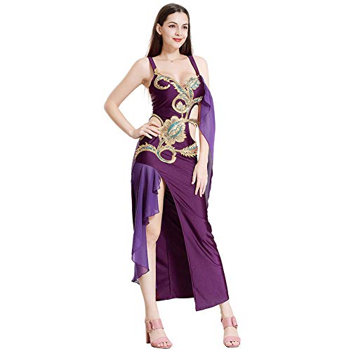 ROYAL SMEELA Bauchtanz Kleidung Spaghettiträger Tanzkleider Bauchtanz kostüm Damen Damen Sexy Maxikleid Sexy Langes Kleid Bauchtanz Kostum Bauch tanzen Kleider Bauchtanz röcke lang Tanz Outfit von ROYAL SMEELA