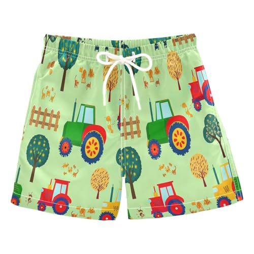 RPLIFE Badeshorts für Jungen, kleine Jungen Badehose 2T, süße Traktoren, frisches Grün, Niedliche Traktoren in frischem Grün, 2 Jahre RPLIFE Badeshorts für Jungen, kleine Jungen Badehose 2T, süße Traktoren, frisches Grün, Niedliche Traktoren in frischem Grün, 2 Jahre von RPLIFE