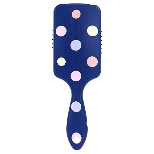 Regenbogen Bunte Polka Dot Blau Kissen Haarbürste, Antistatische Haarbürste, Gesunde Haarbürste Frauen, Styling Pinsel von RPLIFE