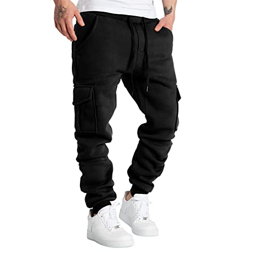 RRGEAR Herren Sporthose Jogger Jogginghose Sweatpants Trainingshose Herren Jogginghose Sporthose Baumwolle Fitness Slim Fit Hose Freizeithose Joggers Streetwear Freizeithose Männer von RRGEAR