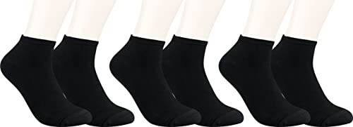 RS. Harmony Sneaker-Socken Bambus, qualitative Sommersocken für Damen und Herren mit sehr flacher Zehen-Naht und Komfortrand, 3 Paar, Farbe schwarz, Größe 52-54 RS. Harmony Sneaker-Socken Bambus, qualitative Sommersocken für Damen und Herren mit sehr flacher Zehen-Naht und Komfortrand, 3 Paar, Farbe schwarz, Größe 52-54 von RS. Harmony