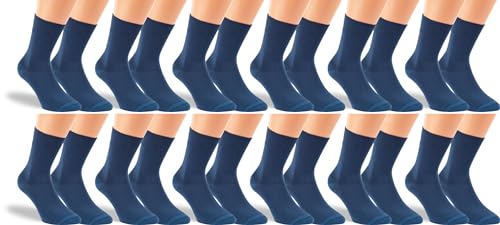 RS. Harmony Socken aus Bambus, der Alltags-Strumpf für Damen und Herren 43046 | 12 Paar | jeans | 43-46 von RS. Harmony