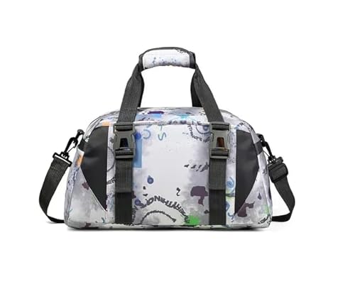 RTMYOR Sport-Turnbeutel für Damen, Yoga-Tasche, Ballett, Tanz, Duffle-Tasche für Mädchen, Übernachtungstaschen für Mädchen, Wochenendtaschen, Graffiti, L, Handgepäckgröße: von RTMYOR