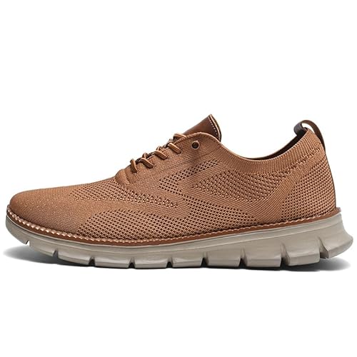 Breeze Schuhe für Herren, Oxfords, Schnürschuhe, leicht, lässig, Wanderschuhe, bequeme Anzugschuhe für Herren, Wearbreeze, Urban Schuhe für Herren, Netzstoff, Business-Schuhe, Orange/Abendrot im Breeze Schuhe für Herren, Oxfords, Schnürschuhe, leicht, lässig, Wanderschuhe, bequeme Anzugschuhe für Herren, Wearbreeze, Urban Schuhe für Herren, Netzstoff, Business-Schuhe, Orange/Abendrot im von RUFONE