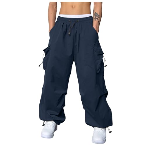 Cargohose Herren Oversized Vintage Weites Bein Sweathose Fallschirmhose Cargo Lange Hosen Streetwear Freizeithose mit Gummizug Baggy - Weite Hose Herren Hip Hop Y2K Jogginghose Cargohose Herren Oversized Vintage Weites Bein Sweathose Fallschirmhose Cargo Lange Hosen Streetwear Freizeithose mit Gummizug Baggy - Weite Hose Herren Hip Hop Y2K Jogginghose von RUMAOZIA