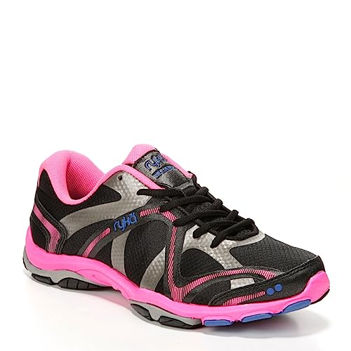 RYKA Damen Influence Crosstrainer, schwarz/pink, 37 EU Weit von RYKA