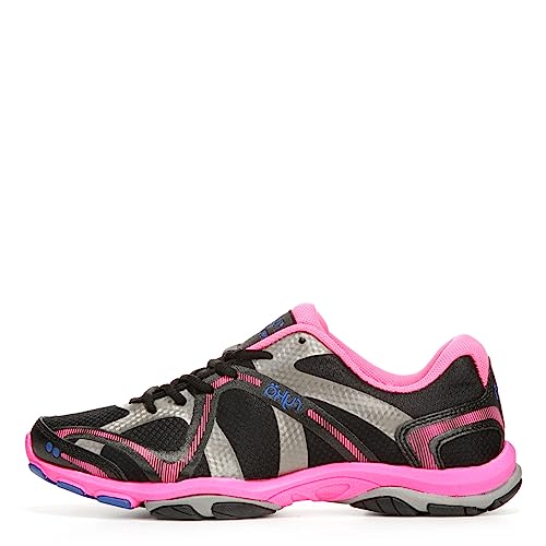 Ryka Damen Influence Crosstrainer, schwarz/pink, 42.5 EU Weit von Ryka