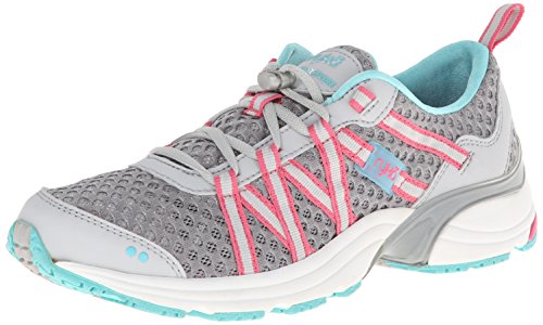 Ryka Damen Hydro Sport Wasserschuh Cross-Training Schuh, Beige (Silver Cloud/Cool Mist Grey/Winter Blue/Pink), 35.5 EU von Ryka