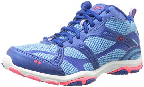 RYKA Enhance 2 Damen Cross-Trainer Schuh, Blau (Blau/Koralle), 36 EU von RYKA