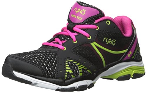 RYKA Damen Vida RZX Trainingsschuhe, Schwarz Pink/Lime Blaze, 37 EU von RYKA