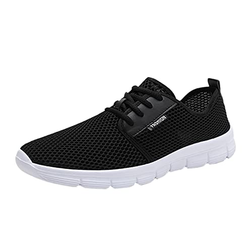 Herren Turnschuhe Leichte Atmungsaktiv Fitnessschuhe Casual Mesh Laufschuhe Sneakers Schnürschuhe Freizeitschuhe Outdoorschuhe Walkingschuhe Straßenlaufschuhe Joggingschuhe von RYTEJFES