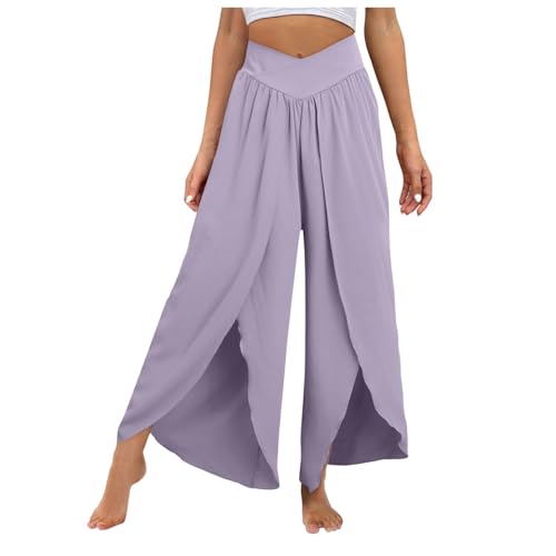 RYTEJFES Damen Jogginghose Sporthose Lang Freizeithose Sommerhose Marlenehose Laufhose Outdoorhose Leichte Hosen Stoffhose Fahrradhose Arbeitshose von RYTEJFES