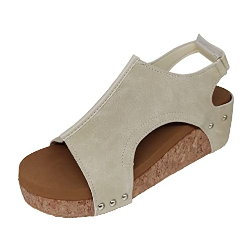 RYTEJFES Sommerschuhe Damen Plateau Elegant Leichte Sandaletten Sommer Rutschfest Sommerschuhe Sandale Lässige Schwarz Sandalen Bequem Weiche Slides 39 Braun Badeschuhe Plateau Sandalen von RYTEJFES