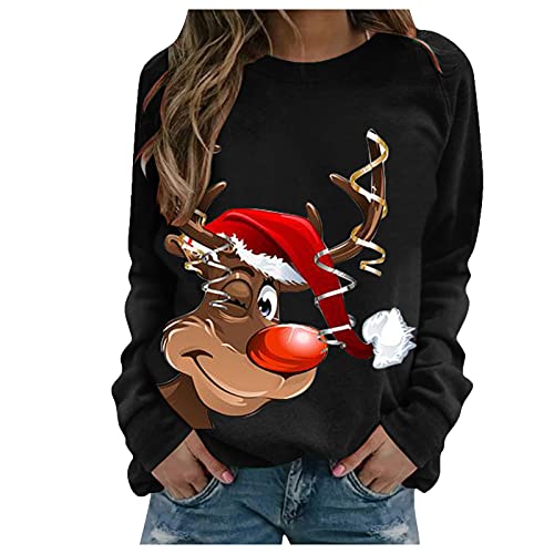 RYTEJFES Weihnachtspullover Herren Led Weihnachtspulli Familie Weihnachts Sweatshirt Damen Weihnachtskleid+Damen Ugly+Christmas+Sweater Weihnachten Pullover Weihnachten Damen von RYTEJFES