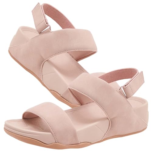 RZYW Damensandalen Women's Slippers Casual Plateau Sandalen Frauen Bequeme Sommer Hausschuhe Strand Bequeme Sommerschuhe für breite Füße Holiday Non-Slip Casual Shoes,Rosa,40/250mm von RZYW