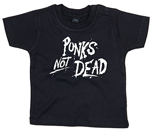 Punks NOT Dead Baby Shirt Black von Racker-n-Roll