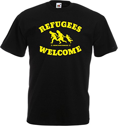 Refugees Welcome T-Shirt von Racker-n-Roll