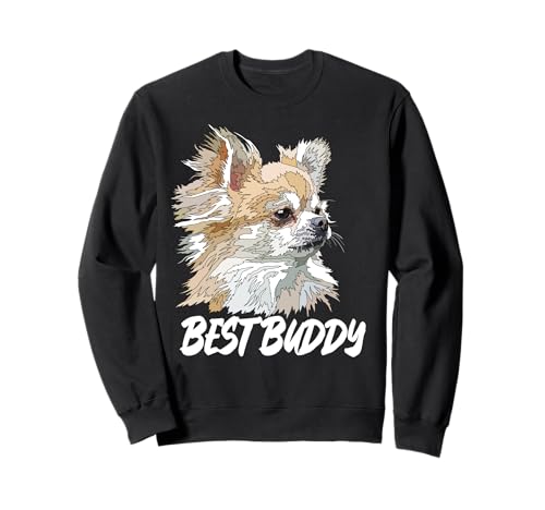 Chihuahua Best Buddy Hund Chiwawa Liebhaber Mama Mutter Papa Vater Sweatshirt Chihuahua Best Buddy Hund Chiwawa Liebhaber Mama Mutter Papa Vater Sweatshirt von Raf THE ARTIST Designs