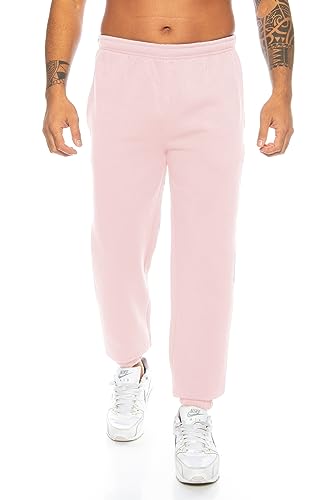 Raff&Taff Sporthose Sweatpants Pyjamas Übergrößen Funktionshose Trainingshose Jogginghose | Premium Baumwolle (RT-T-405-Rosa -8XL) von Raff&Taff