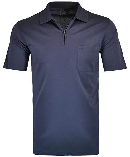 RAGMAN Herren RAGMAN Kurzarm Poloshirt, Marine, S von RAGMAN