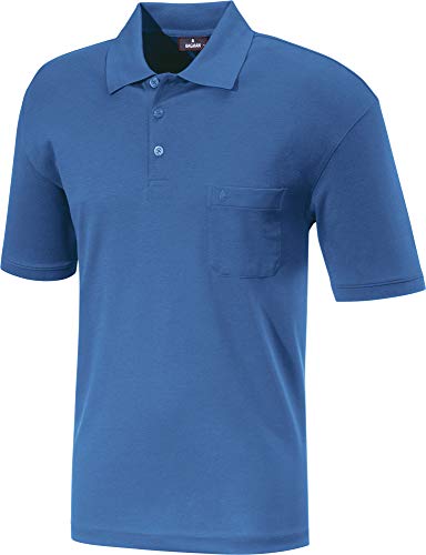 RAGMAN Herren Kurzarm Softknit Poloshirt ,Gr:-L ,Farbe:-Blau von RAGMAN