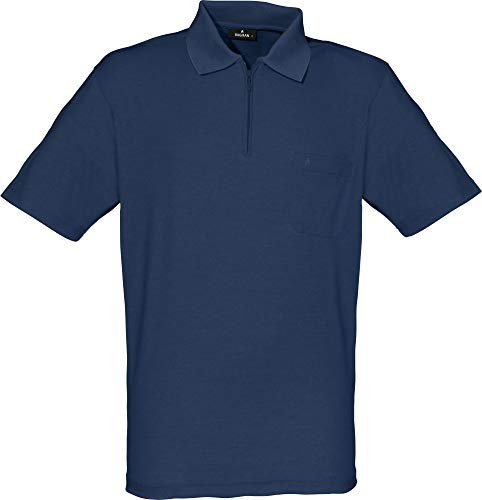 RAGMAN Herren RAGMAN Kurzarm Poloshirt - Azur - M von RAGMAN