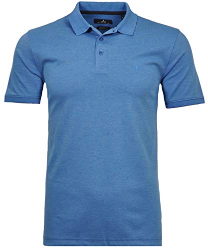 RAGMAN Herren Softknit-Polo modern fit 3XL, Aqua-702 von RAGMAN