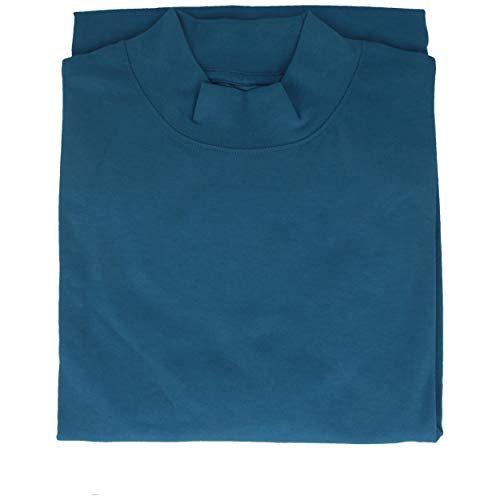 Ragman Herren Stehkragenshirt Langarm 3XL, Blau-718 von RAGMAN