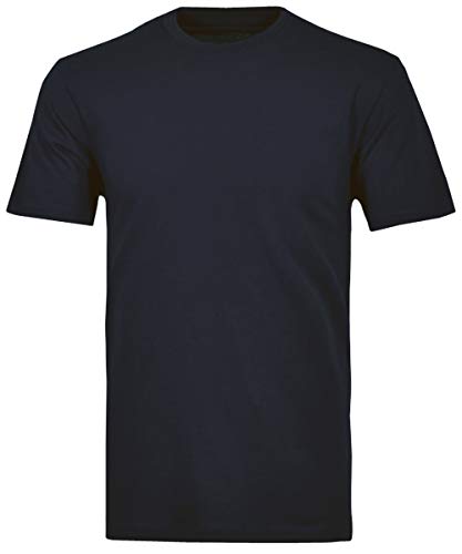 RAGMAN Herren T-Shirt 2er Pack Rundhals, Marine, M von RAGMAN