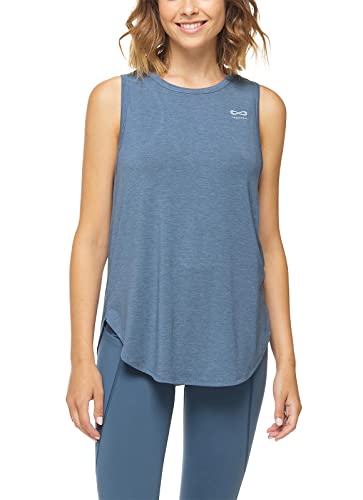 Ragwear ANGA Damen Frauen Top,Shirt,Oberteil,ärmellos,Tanktop,Rundausschnitt,Regular Fit,Blue (2040),L von Ragwear