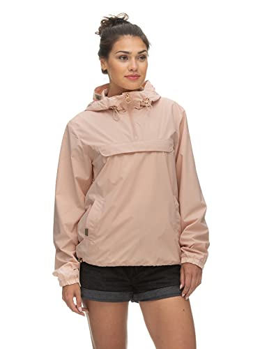 Ragwear CARLENE Damen Frauen Übergangsjacke,Jacke,Windbreaker,Anorak,Regenjacke,Rosa,XS von Ragwear