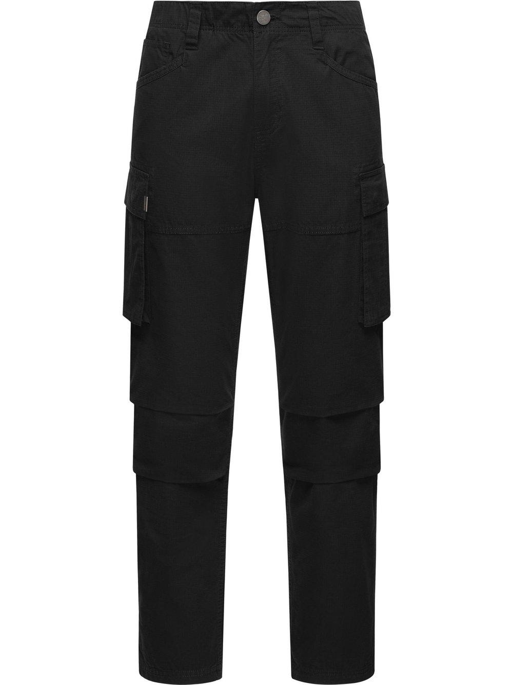 Ragwear Cargohose Herren Baumwolle, schwarz von Ragwear