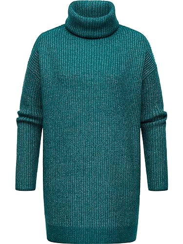 Ragwear Damen Strickpullover Sweatshirt Lynea Remake Deep Ocean Gr. L von Ragwear