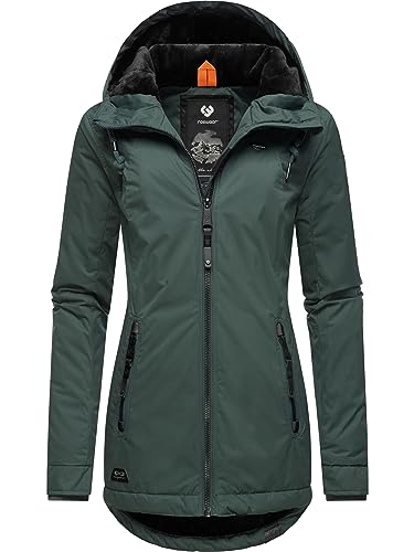 Ragwear Damen warme Winterjacke kurz wasserdicht mit Kapuze Zuzka Winter Dark Green23 Gr. S Ragwear Damen warme Winterjacke kurz wasserdicht mit Kapuze Zuzka Winter Dark Green23 Gr. S von Ragwear
