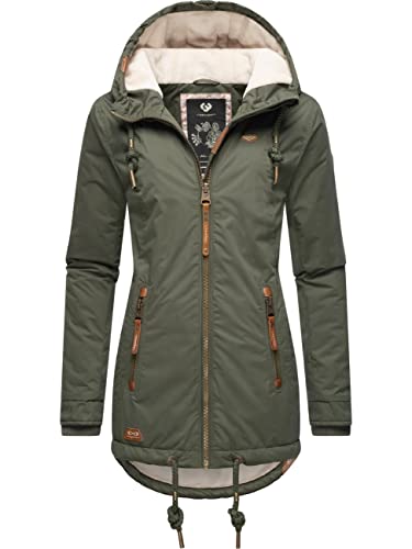 Ragwear Damen warme Winterjacke kurz wasserdicht mit Kapuze Zuzka Winter Dark Olive22 Gr. 6XL Ragwear Damen warme Winterjacke kurz wasserdicht mit Kapuze Zuzka Winter Dark Olive22 Gr. 6XL von Ragwear